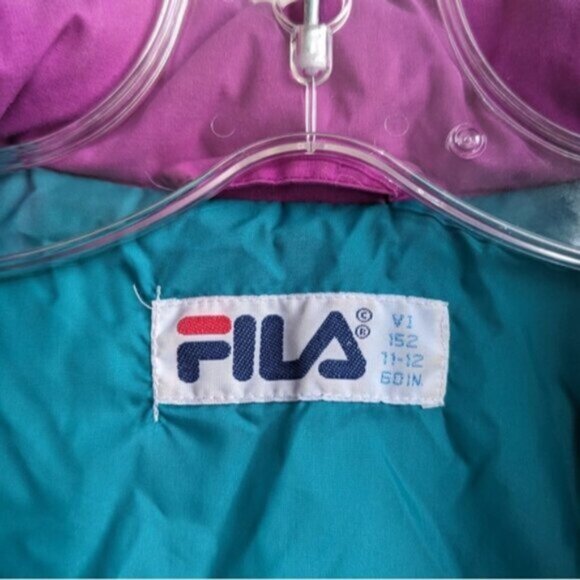 Vintage Retro Fila Quilted Jacket - Picture 7 of 8